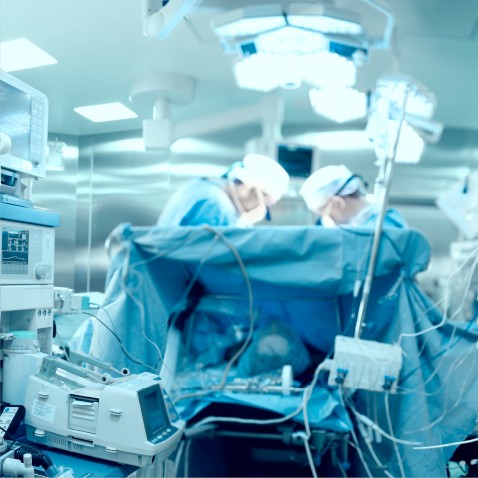 Medical Surgeons performing surgery