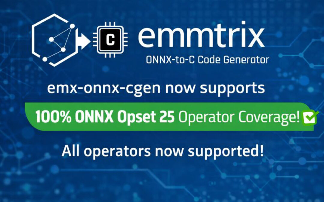 New Release: emmtrix ONNX-to-C Code Generator (emx-onnx-cgen) v1.0.0