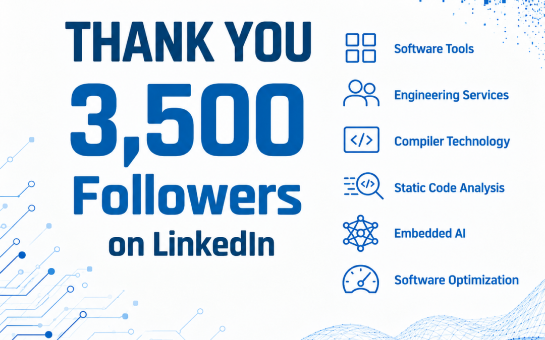 3,500 Followers on LinkedIn. Thank You!